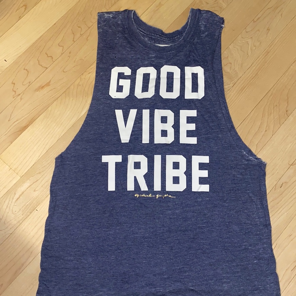 Spiritual Gangster cutoff tank top